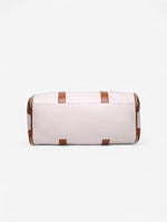 Load image into Gallery viewer, Évasion Weekender Duffel Bag | Cream and Tan Travel Holdall
