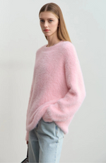 Load image into Gallery viewer, Fondamentale Fuzzy Knit Sweater | Relaxed Fit | Soft Texture
