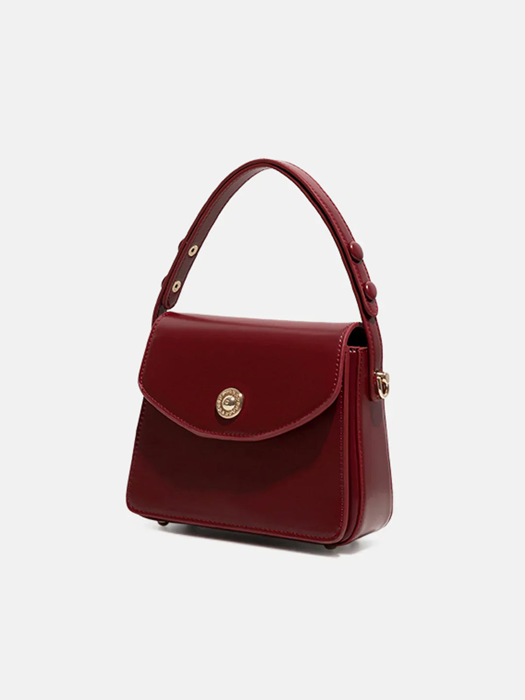 Structured Shoulder Bag | Trapeze Silhouette
