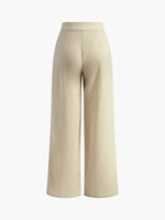 Load image into Gallery viewer, Pleated Wide Leg Trousers | High Waist Minimalist Design
