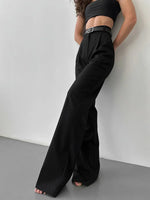 Load image into Gallery viewer, High Waist Wide Leg Trousers | Tailored Office to Evening
