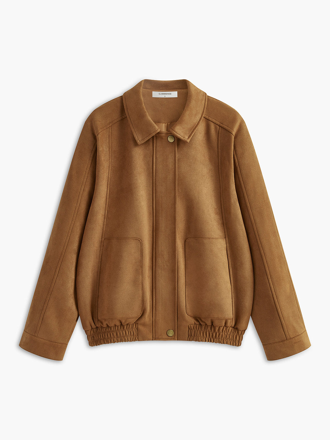 Métier Suede Bomber Jacket | Lambskin Finish | Refined Casual