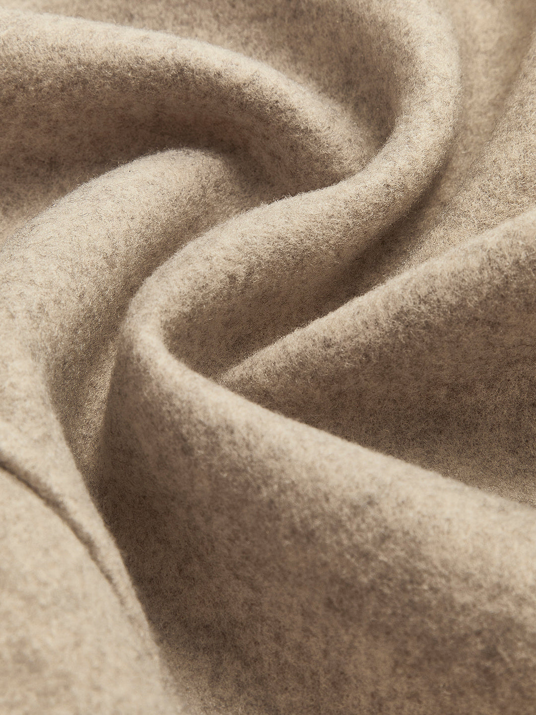 Wool Blend Short Jacket | Structured Fit | Zip Front