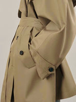 Load image into Gallery viewer, Oversized Double Breasted Trench Coat | Relaxed Fit | Belted
