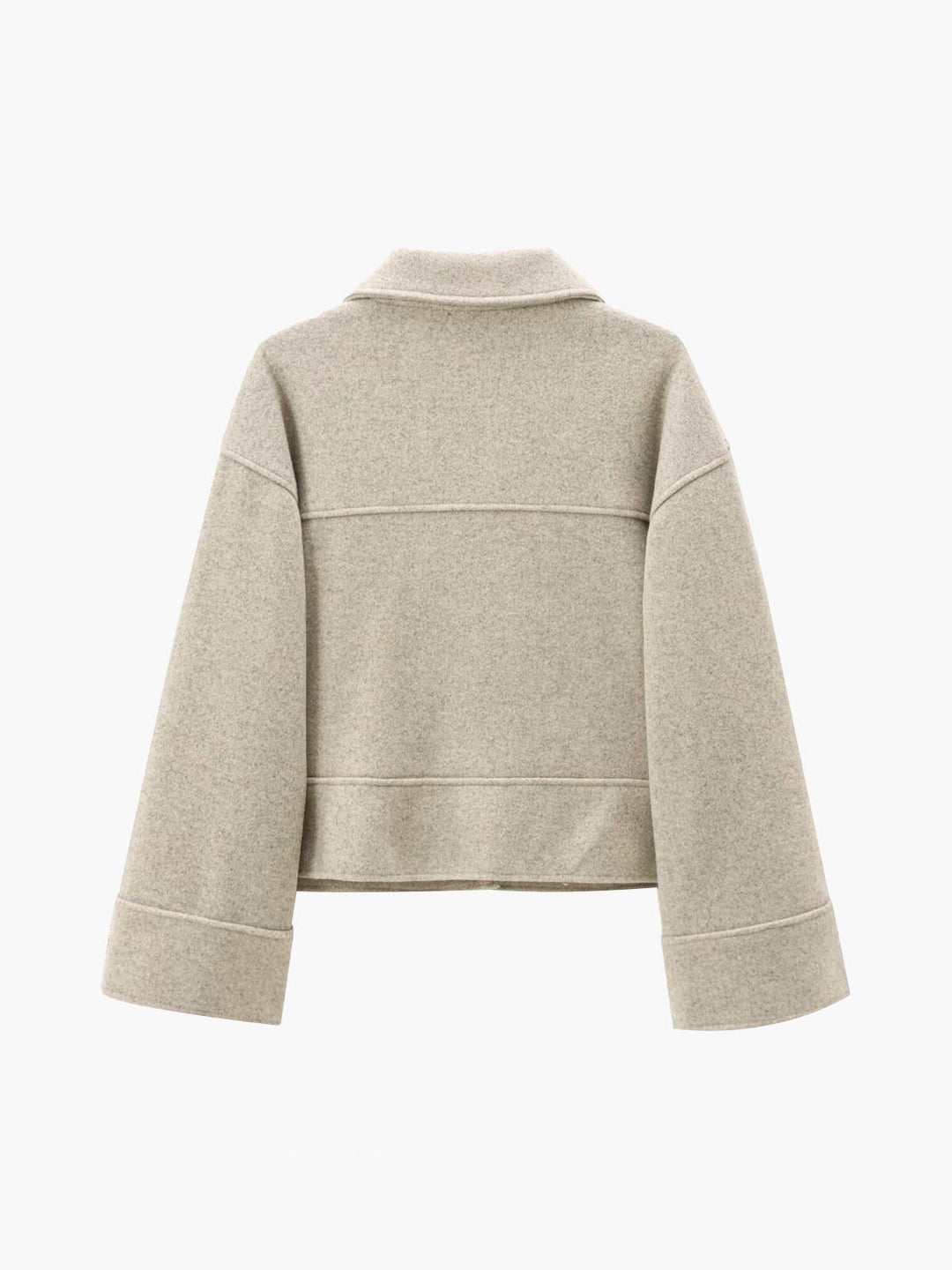 Fondamentale Short Wool-Blend Jacket | Structured Fit