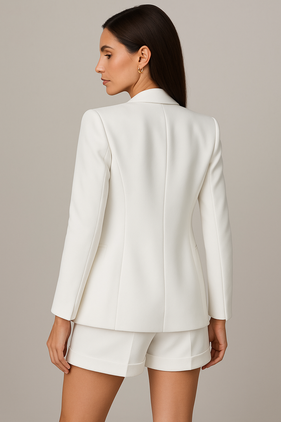 Blazer and High Waist Shorts Set | Summer Tailoring