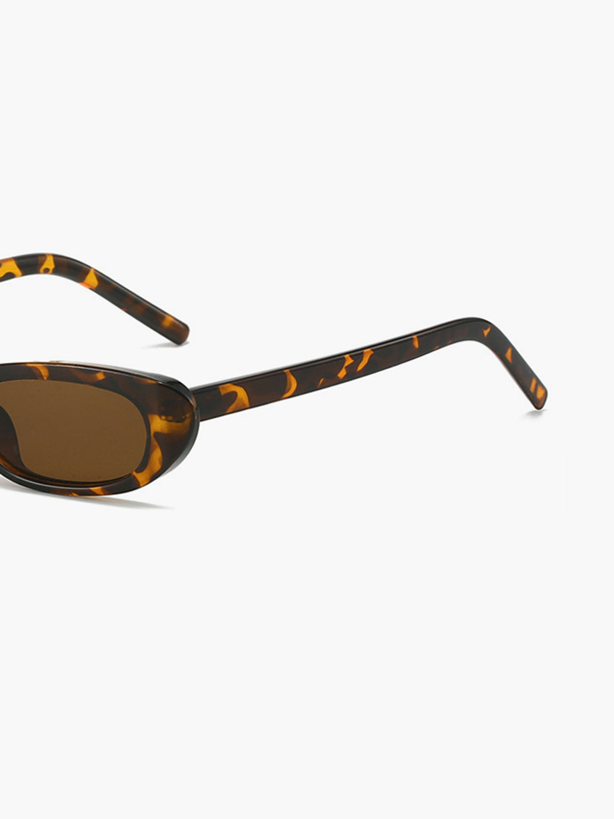 Lunettes de soleil ovales Cat-Eye | Monture tortue | Protection UV400