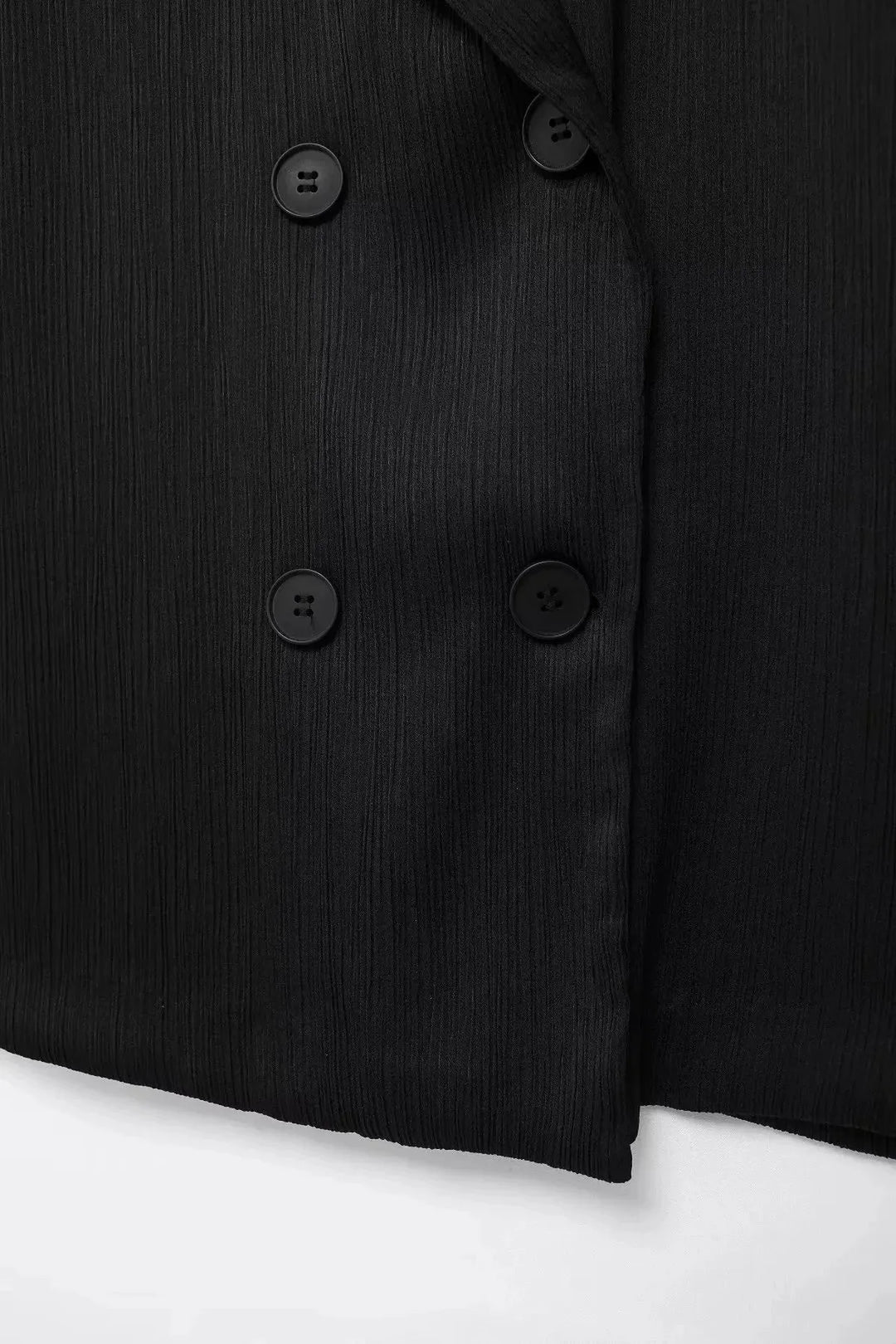 Ensemble blazer à double boutonnage et pantalon à jambe large - Coupe oversize