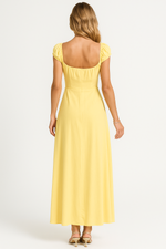 Load image into Gallery viewer, Empire Maxi Dress | Square Neckline with Puff Sleeves
