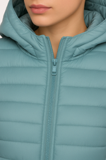 Load image into Gallery viewer, Hooded Puffer Jacket | Lightweight Down Fill | Regular Fit
