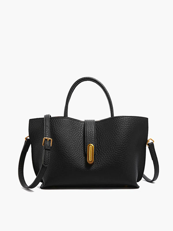 Fondamentale Textured Shoulder Bag | Top Handle Design