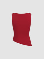 Load image into Gallery viewer, Draped Cowl Neck Sleeveless Top | Lightweight Knit
