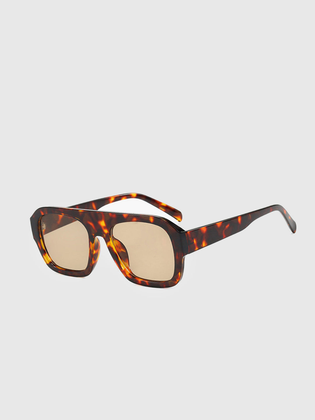 Square Sunglasses | Leopard Tortoiseshell Frame | UV400 Protection