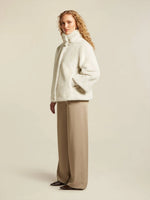 Load image into Gallery viewer, Faux Fur High Collar Coat | Soft Texture | Winter Warmth
