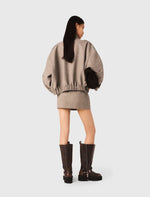 Load image into Gallery viewer, Wool Blend Short Jacket | Structured Urban Style

