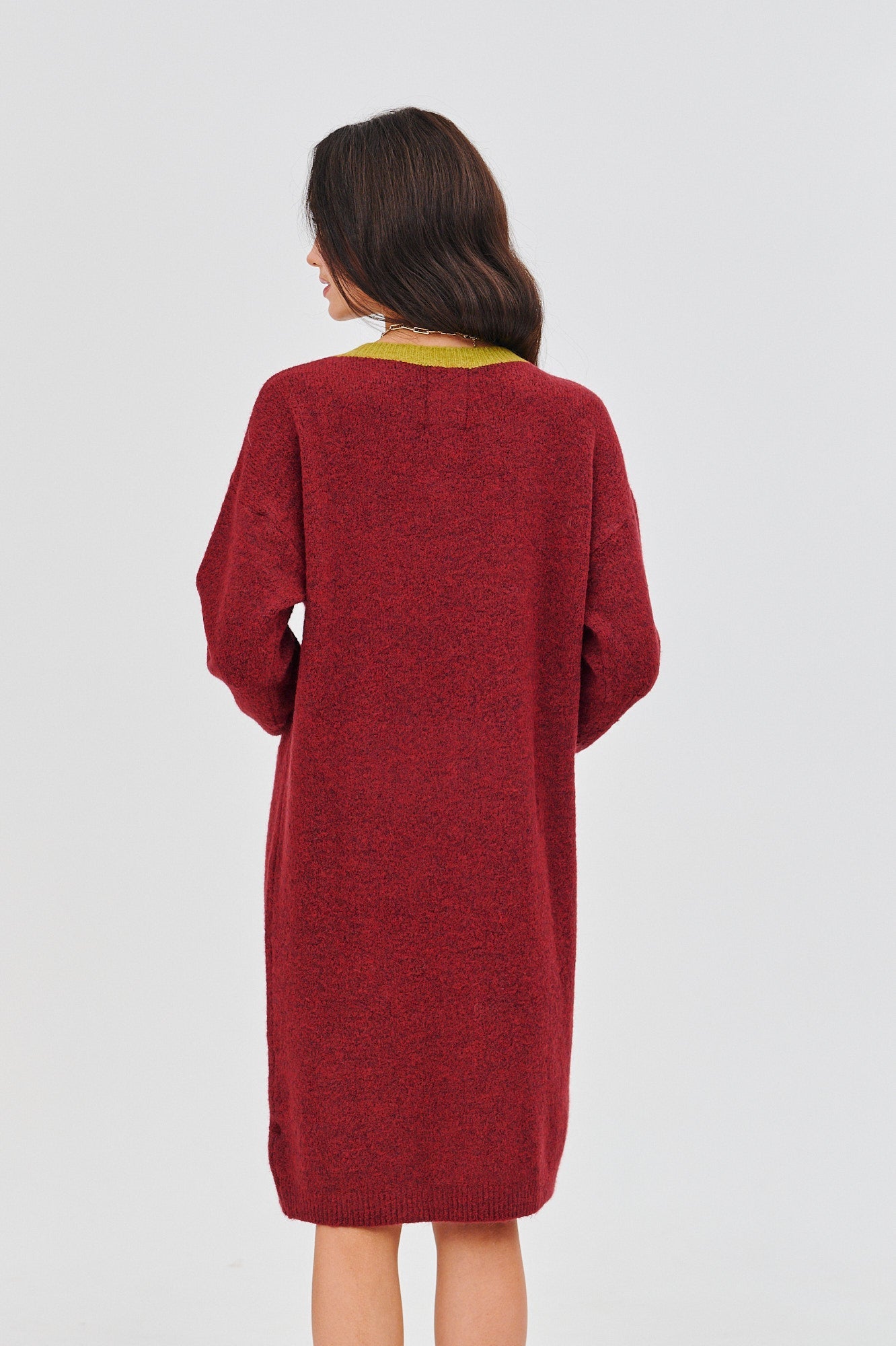 Robe Pull Tricot | Relaxed Fit | Matière Douce | Longueur Mi-Longue