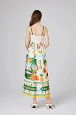 Load image into Gallery viewer, Évasion Paradise Print Cami Maxi Dress | Relaxed Fit | Summer
