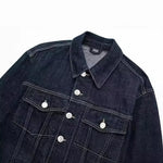 Load image into Gallery viewer, Cropped Denim Jacket | Structured Fit | Folded Cuff Detail - Amouvelle

