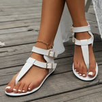 Load image into Gallery viewer, Avelyn Leather Sandals | Wrap Strap Design with Cushioned Sole
