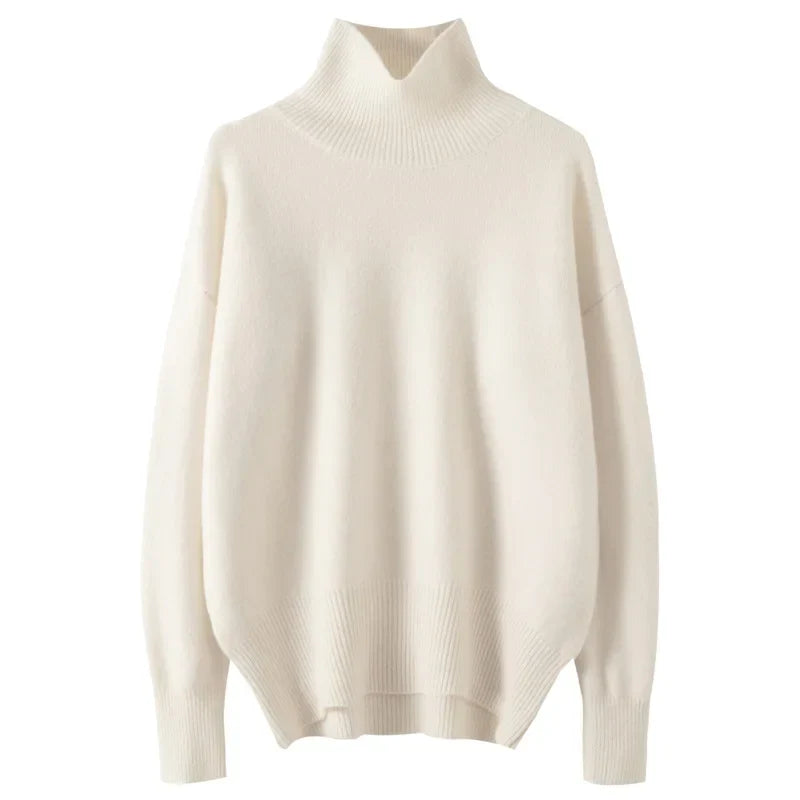 Cashmere Turtleneck Sweater | Relaxed Fit | Fondamentale Collection