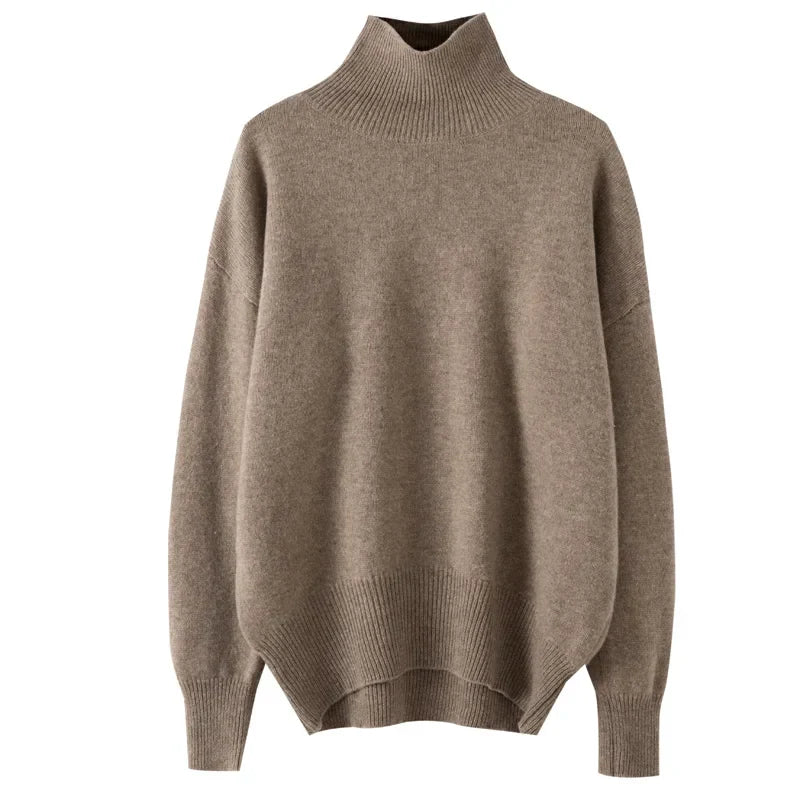 Cashmere Turtleneck Sweater | Relaxed Fit | Fondamentale Collection