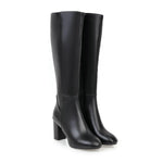 Load image into Gallery viewer, Fondamentale Knee-High Block Heel Boots | Vegan Leather | Winter

