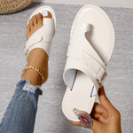 Load image into Gallery viewer, Leather Sandals | Toe Loop | Buckle Detail
