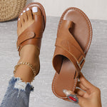 Load image into Gallery viewer, Leather Sandals | Toe Loop | Buckle Detail
