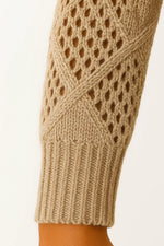 Load image into Gallery viewer, Clarté Open-Knit V-Neck Sweater | Lightweight Cotton Blend | Relaxed Fit
