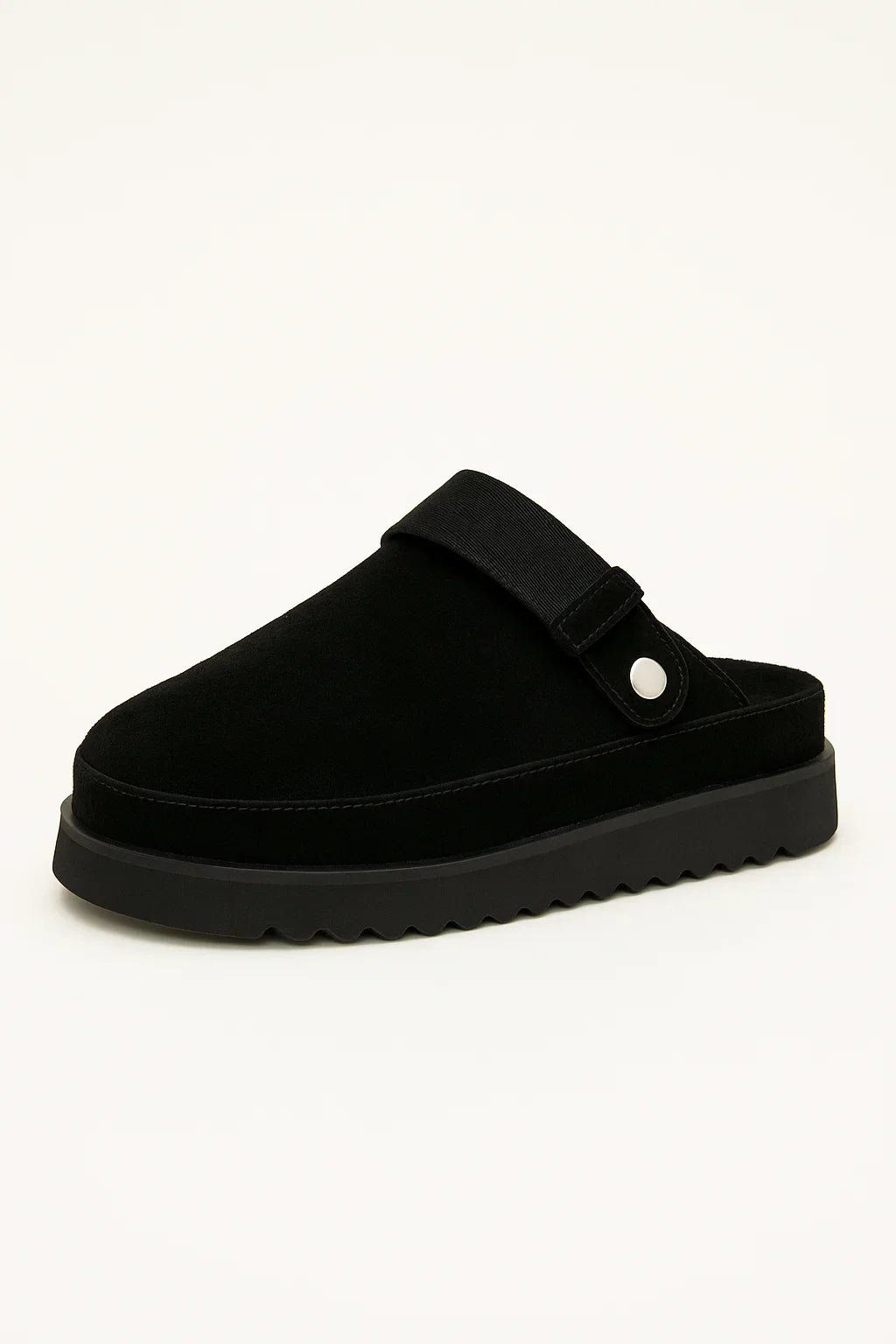 Mules avec Doublure en Peluche | Cuir PU | Semelle Épaisse