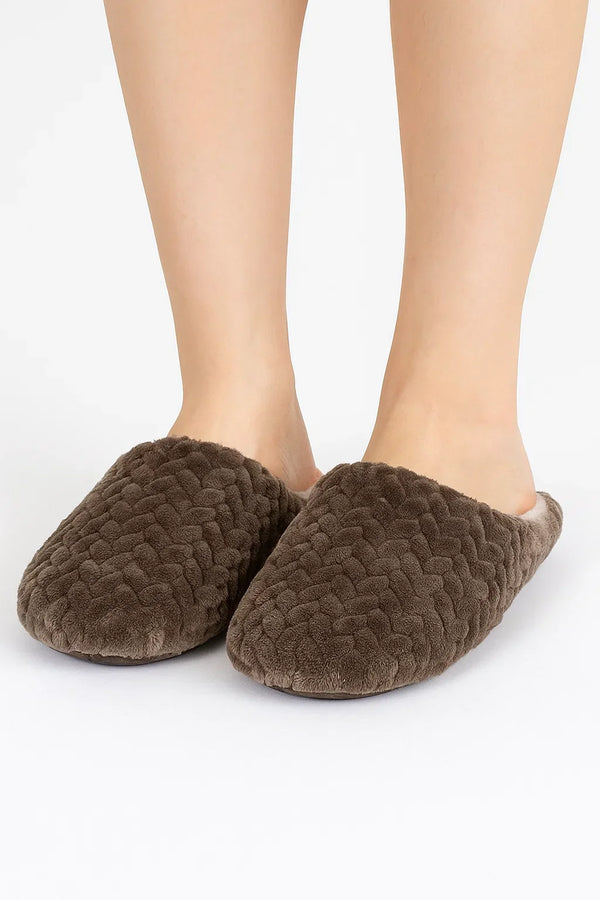 Women's Plush Indoor Slippers | Soft Winter House Slides