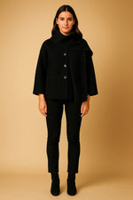 Load image into Gallery viewer, Fondamentale Fringe Detail Coat | Relaxed Fit
