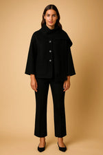 Load image into Gallery viewer, Fondamentale Fringe Detail Coat | Relaxed Fit
