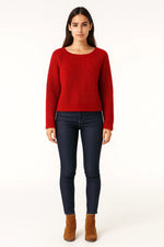 Load image into Gallery viewer, Merino Wool Sweater | Ribbed Knit | Relaxed Fit
