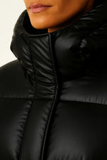 Load image into Gallery viewer, Women&#39;s Long Down Puffer Coat | Hooded Quilted Design | Winter Insulated
