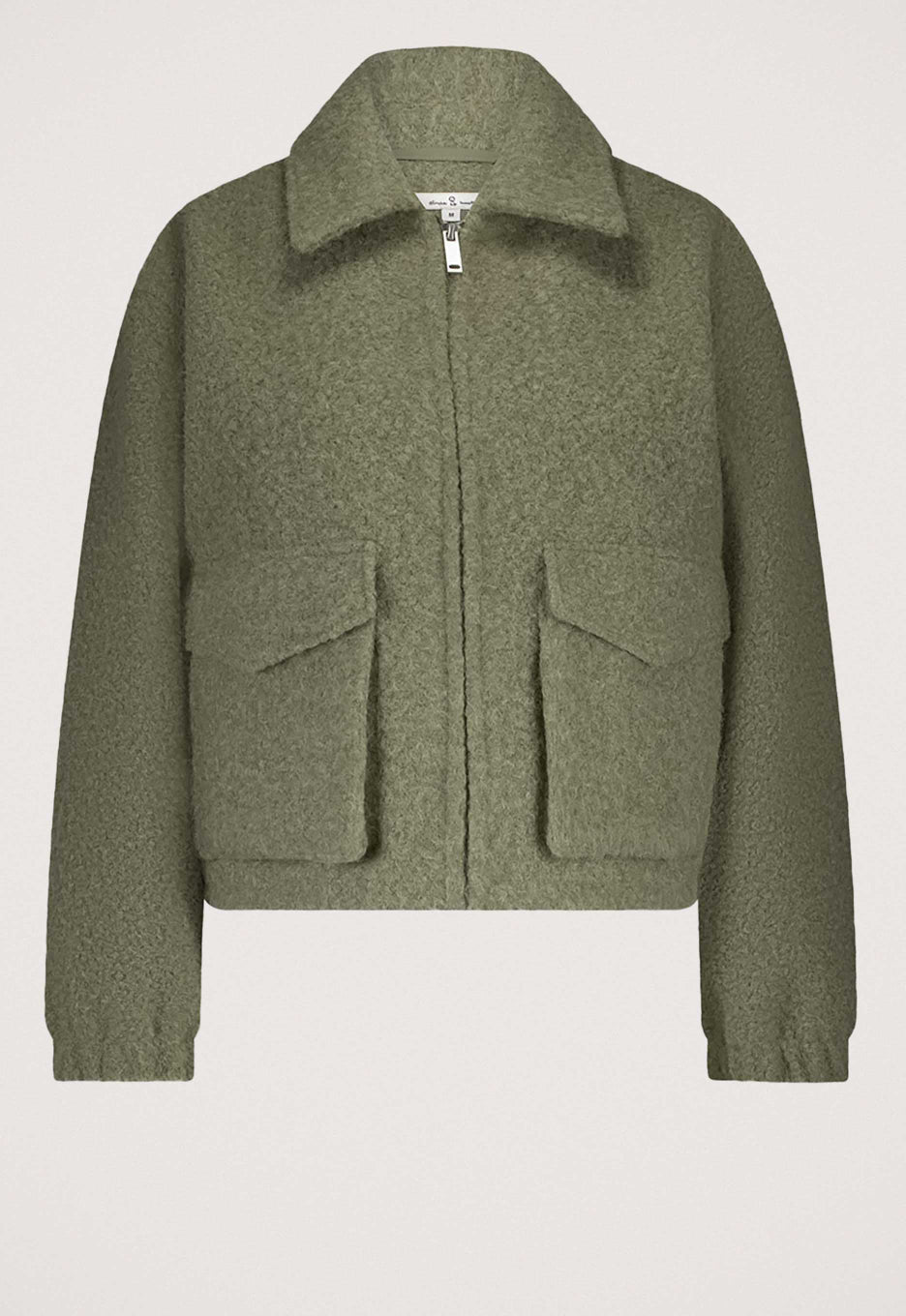 Veste Texturée Coupée | Zip Front | Poches Utilitaires | Style Urbain Moderne