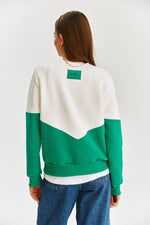 Load image into Gallery viewer, Fondamentale Graphic Sweatshirt | Contrast Panel | Relaxed Fit
