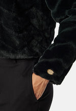 Load image into Gallery viewer, Cropped Faux Fur Jacket | Soft Texture | Elegant Evening Layer

