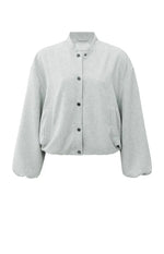 Load image into Gallery viewer, Buttoned Bomber Jacket | Stand Collar | Relaxed Fit
