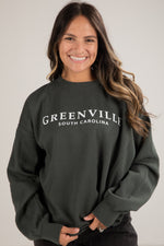 Load image into Gallery viewer, Fondamentale Cotton Sweatshirt | Greenville South Carolina Print | Relaxed Fit
