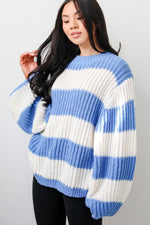 Load image into Gallery viewer, Striped Oversized Sweater | Rib Knit | Relaxed Fit
